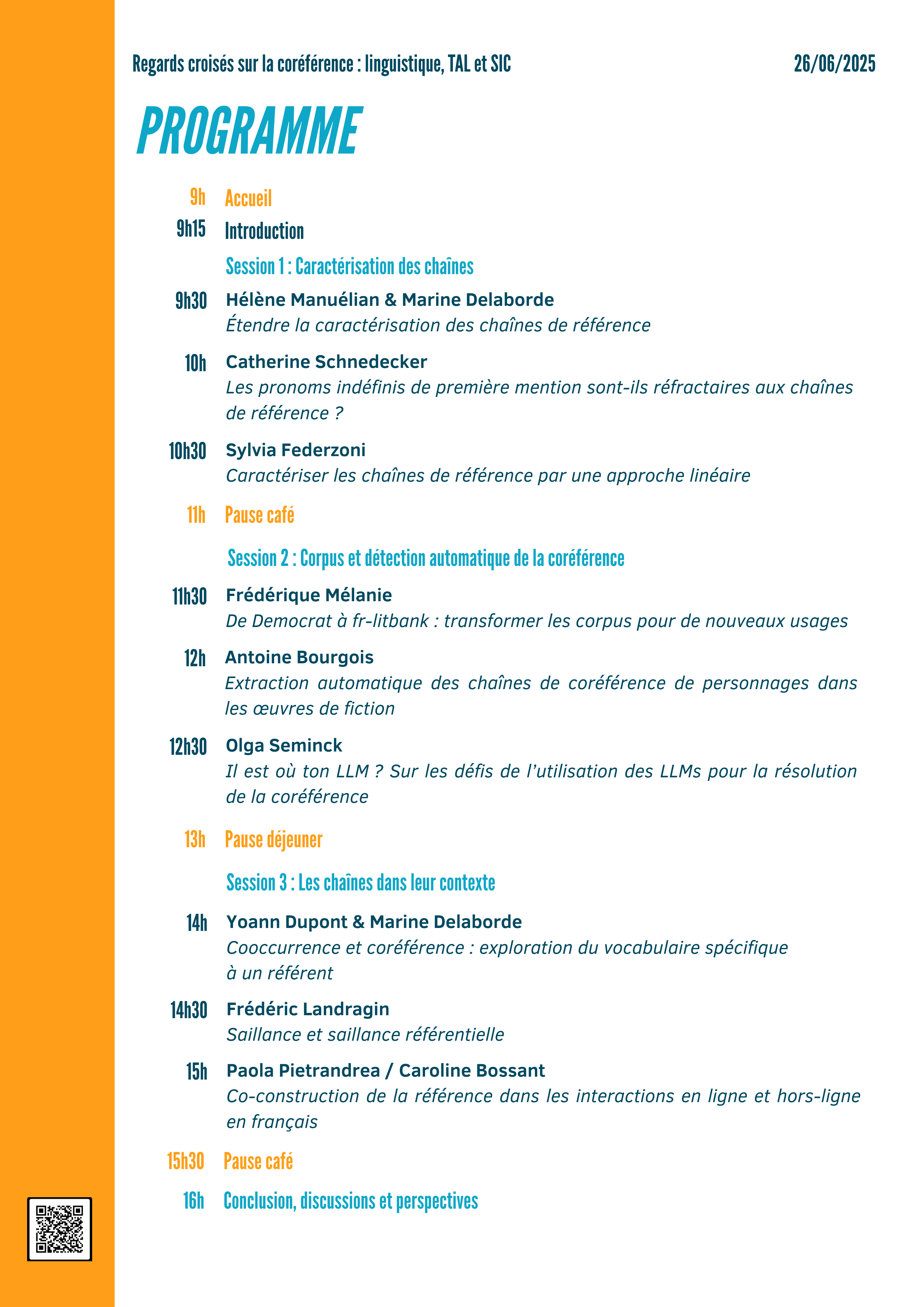 Programme
